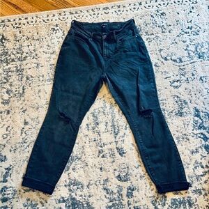 Judy Blue Slim Fit Jeans - 16W faded black denim